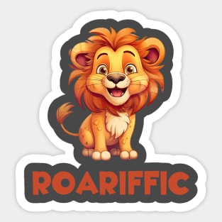 Lion Roariffic Sticker